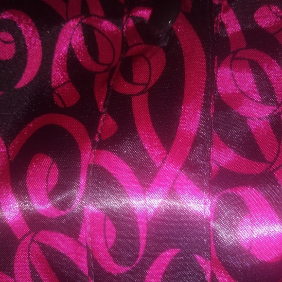 LANE BRYANT RED/BLACK PRINT SILK BLOUSE (NWT) - Picture 5 of 5